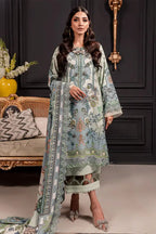 Jade Urbane Vol: 04 Classic Lawn Collection 3-Piece Unstitched Suit (Pistachio Green)