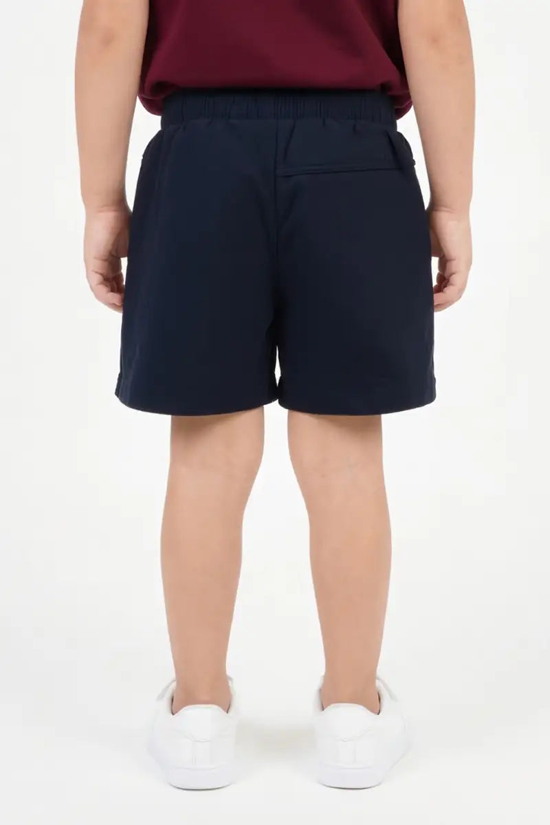 Boys Casual Sinsay Drawstring Shorts (Dark Navy)