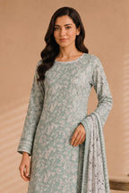 Khaadi (Vol.5) – 3 Piece Unstitched Printed Lawn Suit (Pastel Green)