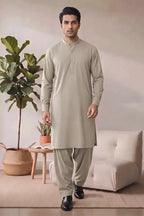 Saya Men’s Wash & Wear Unstitched Suit (Pale Sage)
