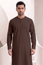 Men’s Unstitched Royal Wash & Wear Suit Fabric by KBC Fashion (Dark Chocolate Brown)