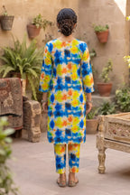 Sana Safinaz Printed Lawn Unstitched 2-Piece Suit (Chartreuse)