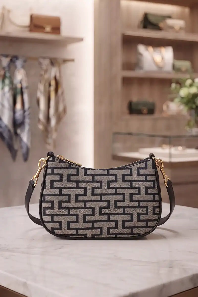 Premium Women's Cross Body Bag (Onyx Black)