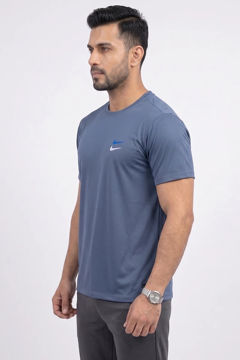 Nike - Men's Performance Crew Neck T-Shirt (Steel Blue)