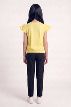 Girls Casual Comfort T-Shirt (Yellow)