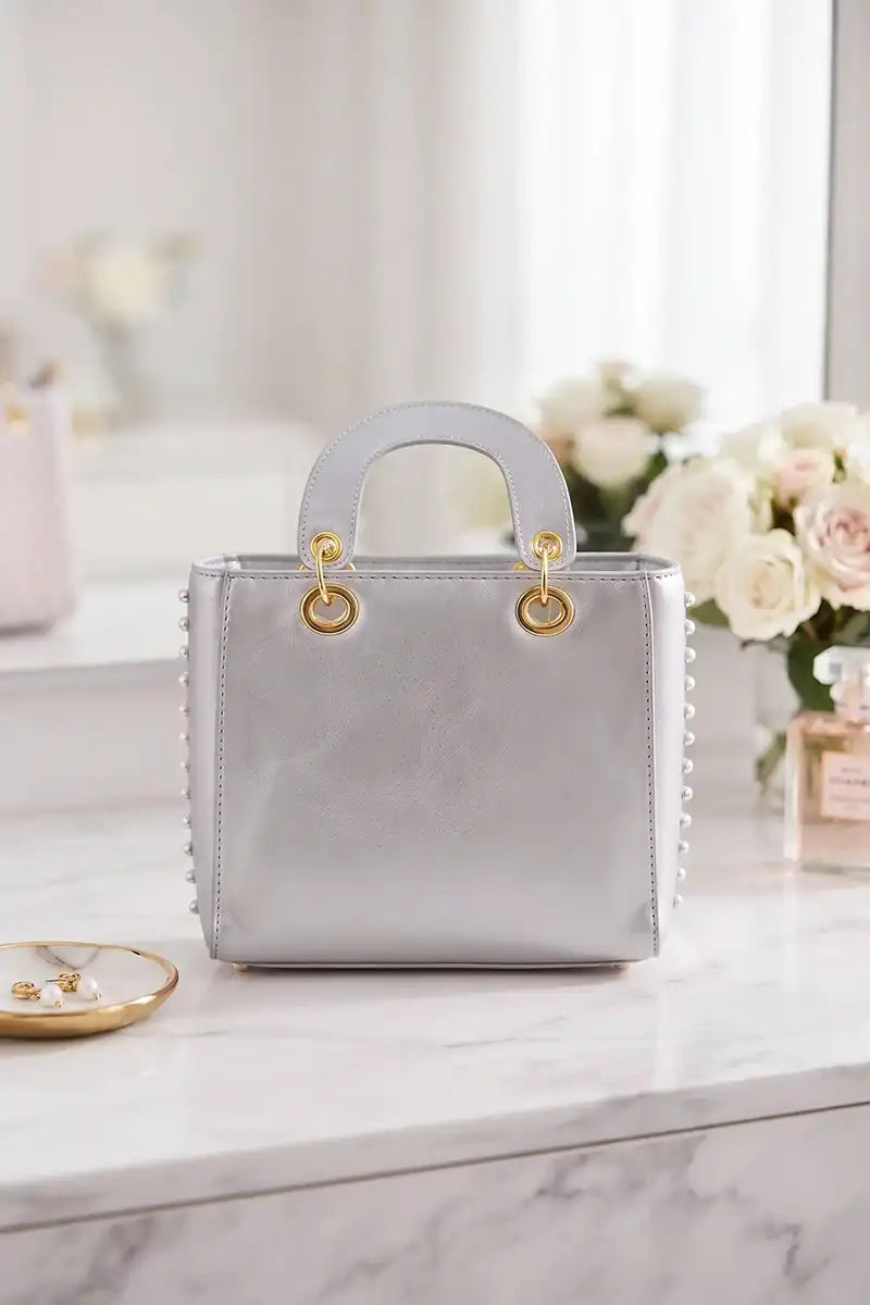 Premium Women's Handbag (Ice Grey)
