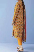Orient Unstitched 3-Piece Lawn Collection (Mustard)