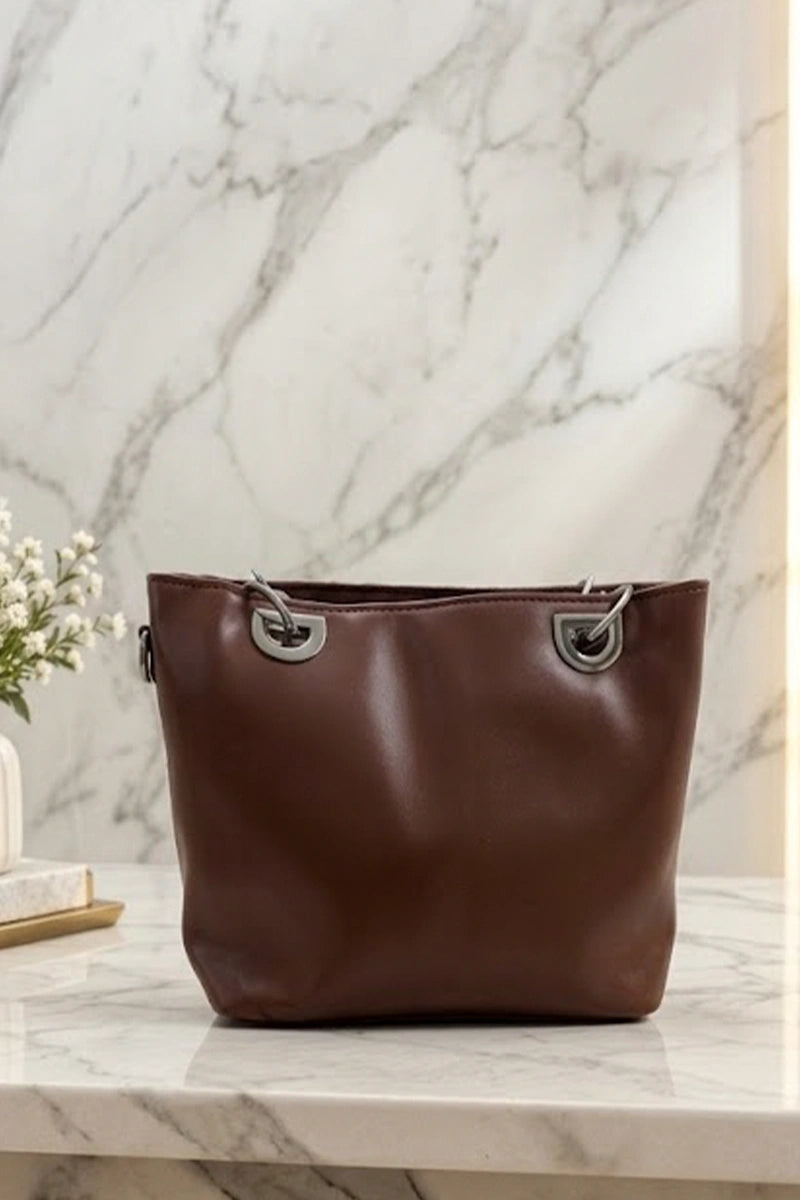 Women's Fashion Crossbody Bag (Chocolate Brown)