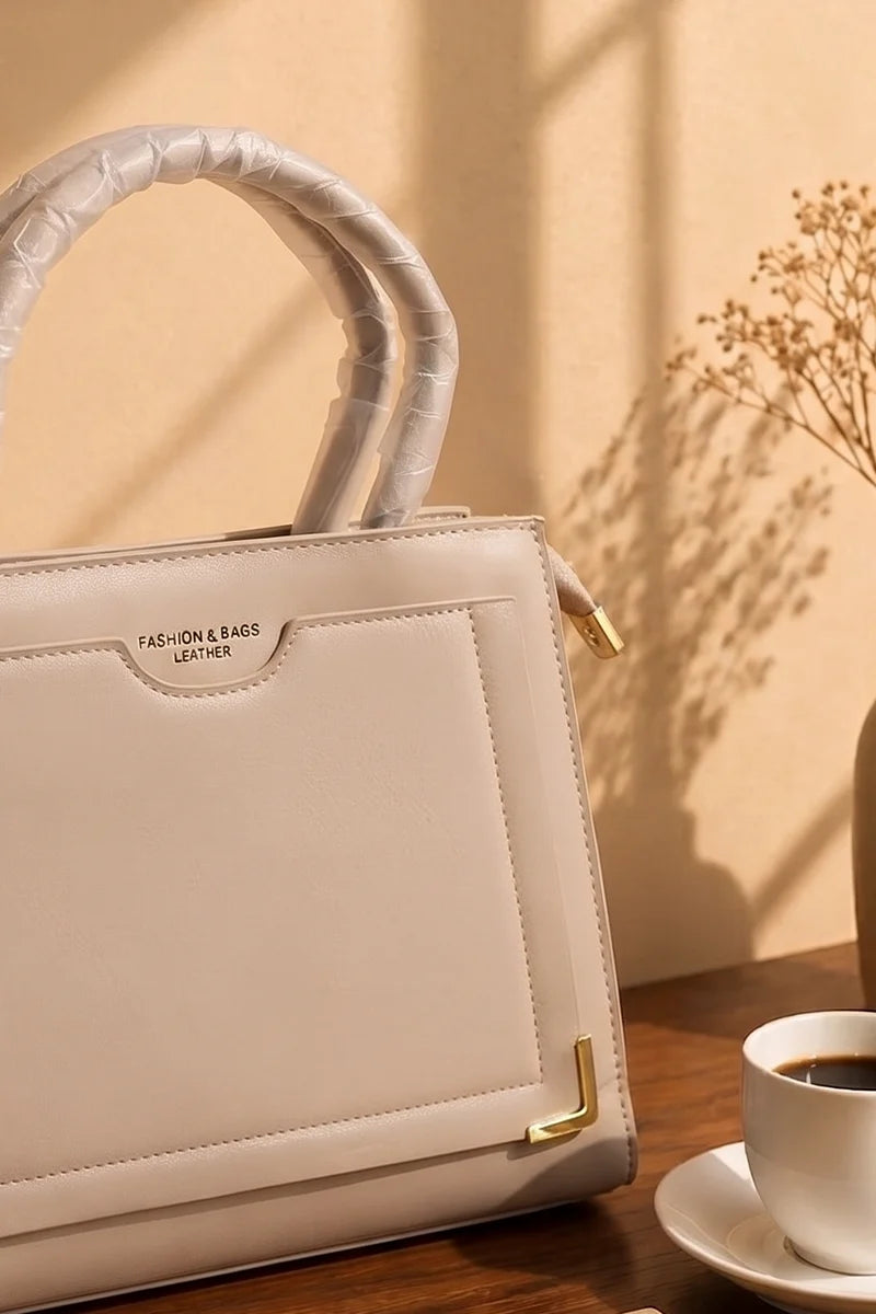 Premium Women's Fashion Handbag (Cream)