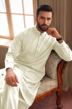 Men’s Wash & Wear Unstitched Fabric By KBC Fashion (Off White)