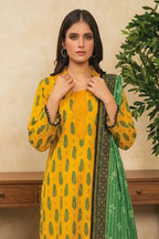 Limelight Doria Unstitched 3-Piece Lawn Collection (Sunshine Yellow)
