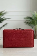 Hanging Cosmetic & Accessory Clutch (Crimson Red)