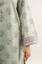 Sapphire Vol.7 - 3PC Unstitched Printed Lawn Suit (Pastel Green)