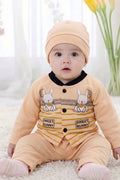 Sweet Bunny Long Sleeve (0-3 Months) (Beige)