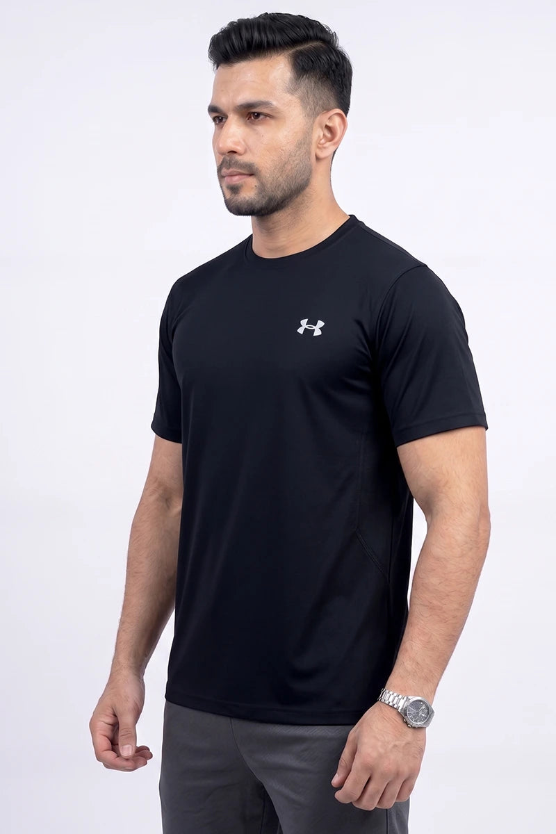 Under Armour - Men's Performance Crew Neck T-Shirt (Black)