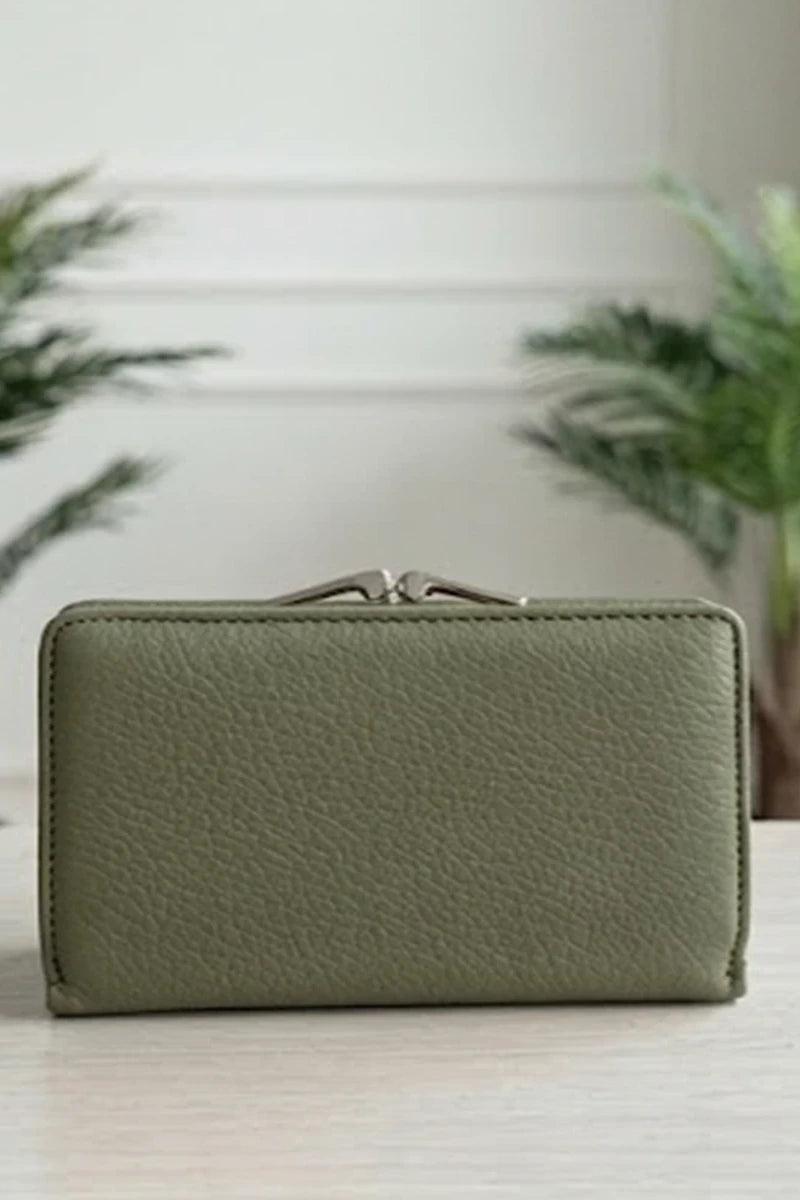Hanging Cosmetic & Accessory Clutch (Olive Green)