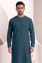 Men’s Unstitched Royal Wash & Wear Suit Fabric by KBC Fashion (Ocean Blue)