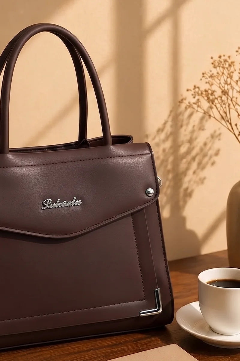 Premium Women's Fashion Handbag (Dark Brown)