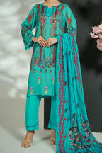 Mehrun by KBC Fashion Unstitched 3-Piece Lawn Collection (Sea Green)