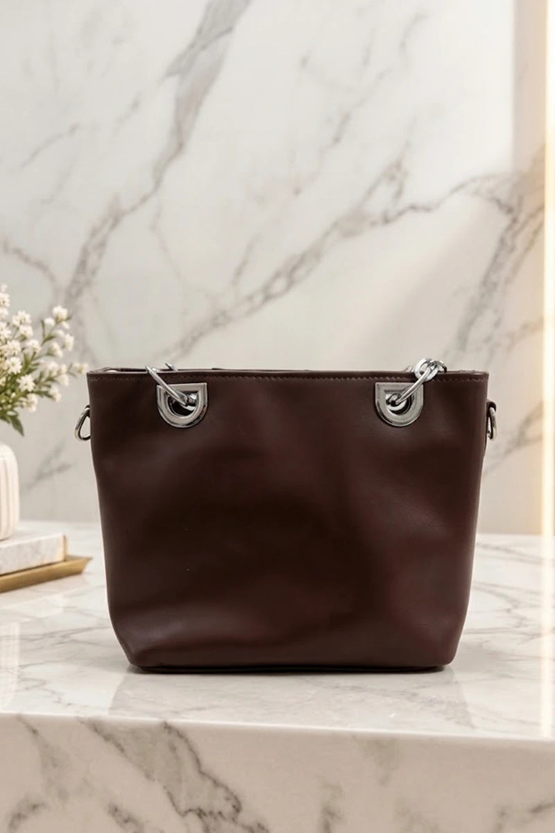 Women's Fashion Crossbody Bag (Dark Espresso)