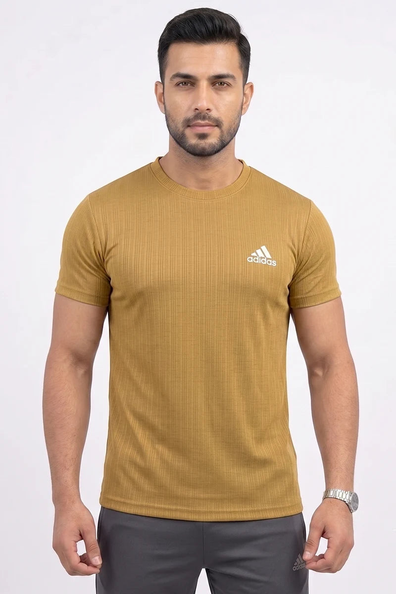 Adidas - Men's Dri-Fit T-Shirt (Mustard Gold)