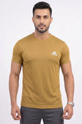 Adidas - Men's Dri-Fit T-Shirt (Mustard Gold)