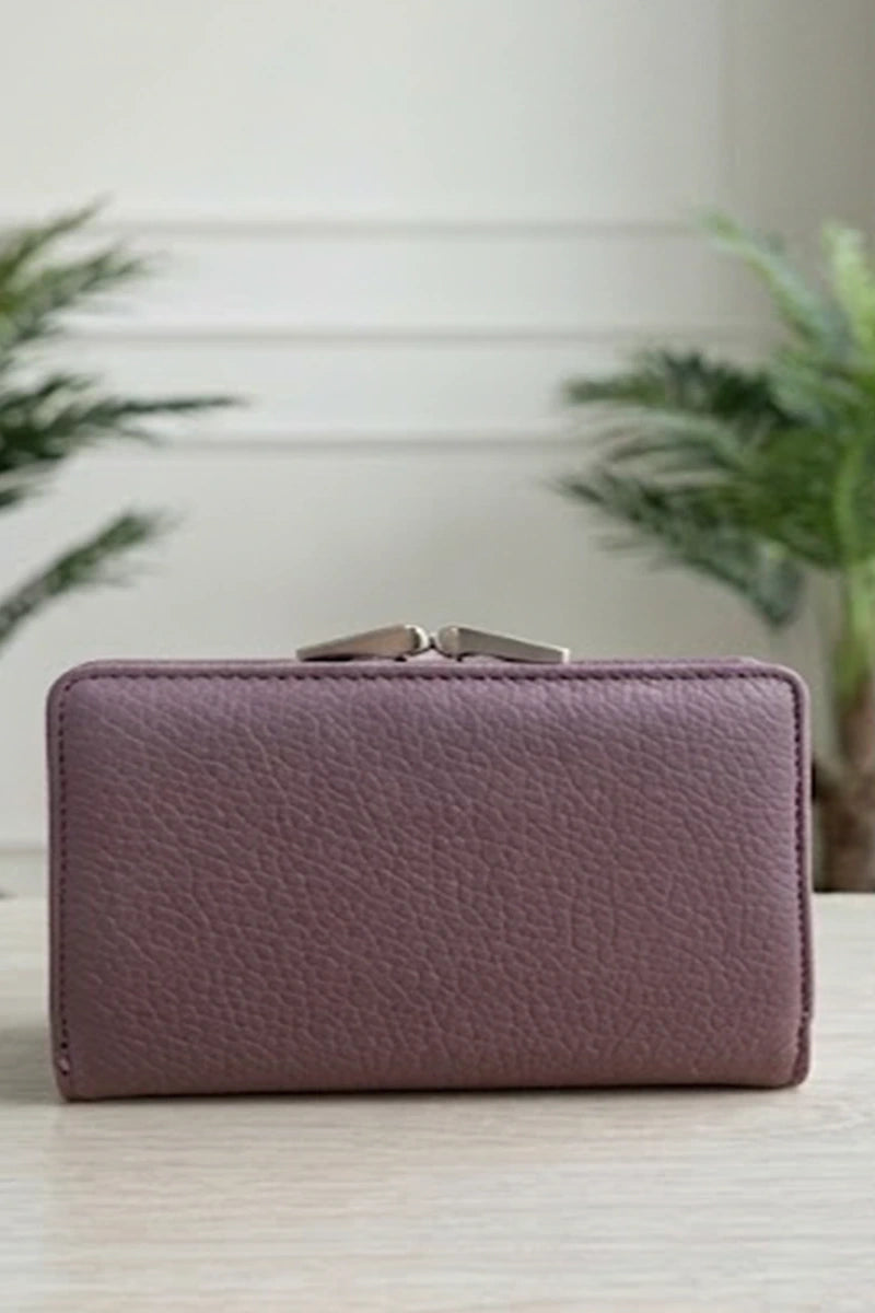 Hanging Cosmetic & Accessory Clutch (Muted Mauve)