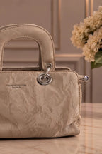 Premium Satchel Shoulder Bag For Women (Warm Sand)