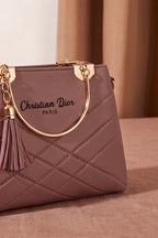 Christian Dior Premium Women's Fashion Handbag (Dusty Rose)