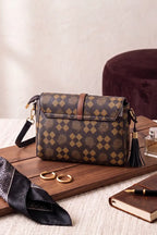 Premium Women's Imported Handbag (Chocolate Brown)