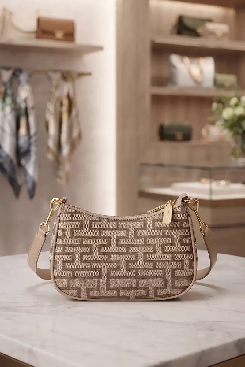 Premium Women's Cross Body Bag (Sand Beige)