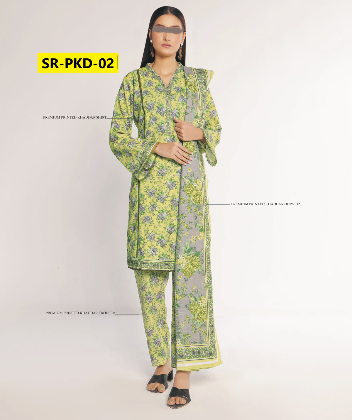 SARINA 3PC KHADDAR WINTER COLLECTION