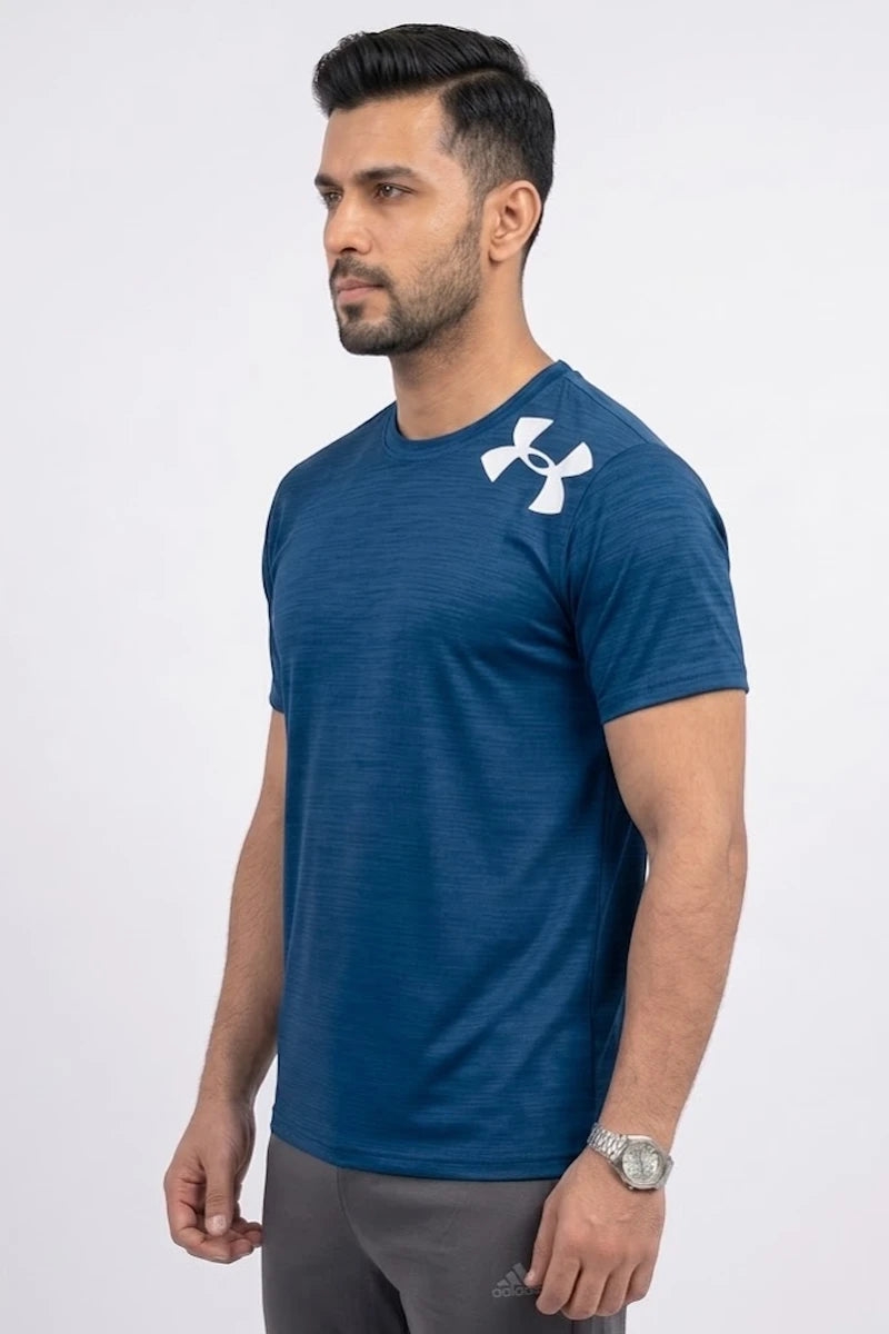 Under Armour - Men's Performance Crew Neck T-Shirt (Blue)