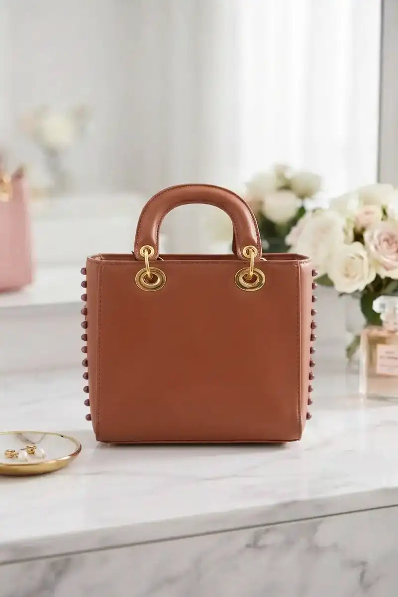 Premium Women's Handbag (Brown)