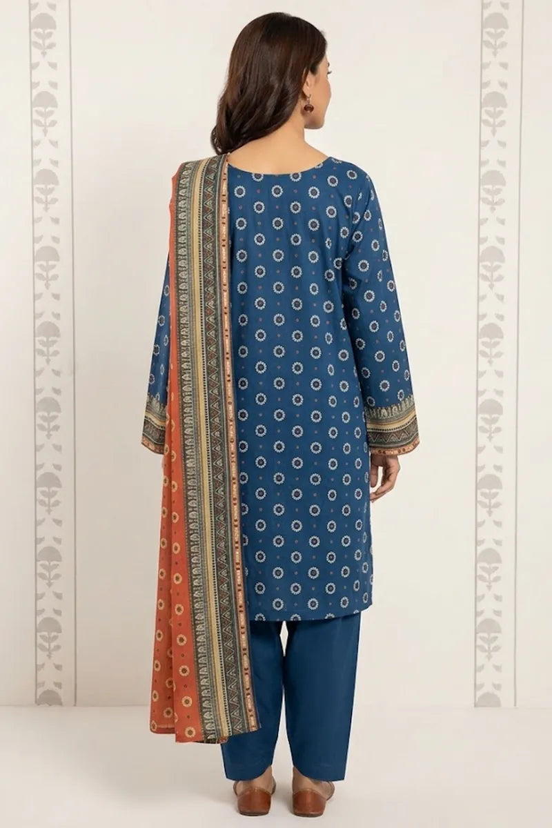 Khaadi Unstitched 3-Piece Lawn Collection (Slate)
