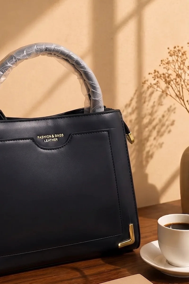 Premium Women's Fashion Handbag (Classic Black)