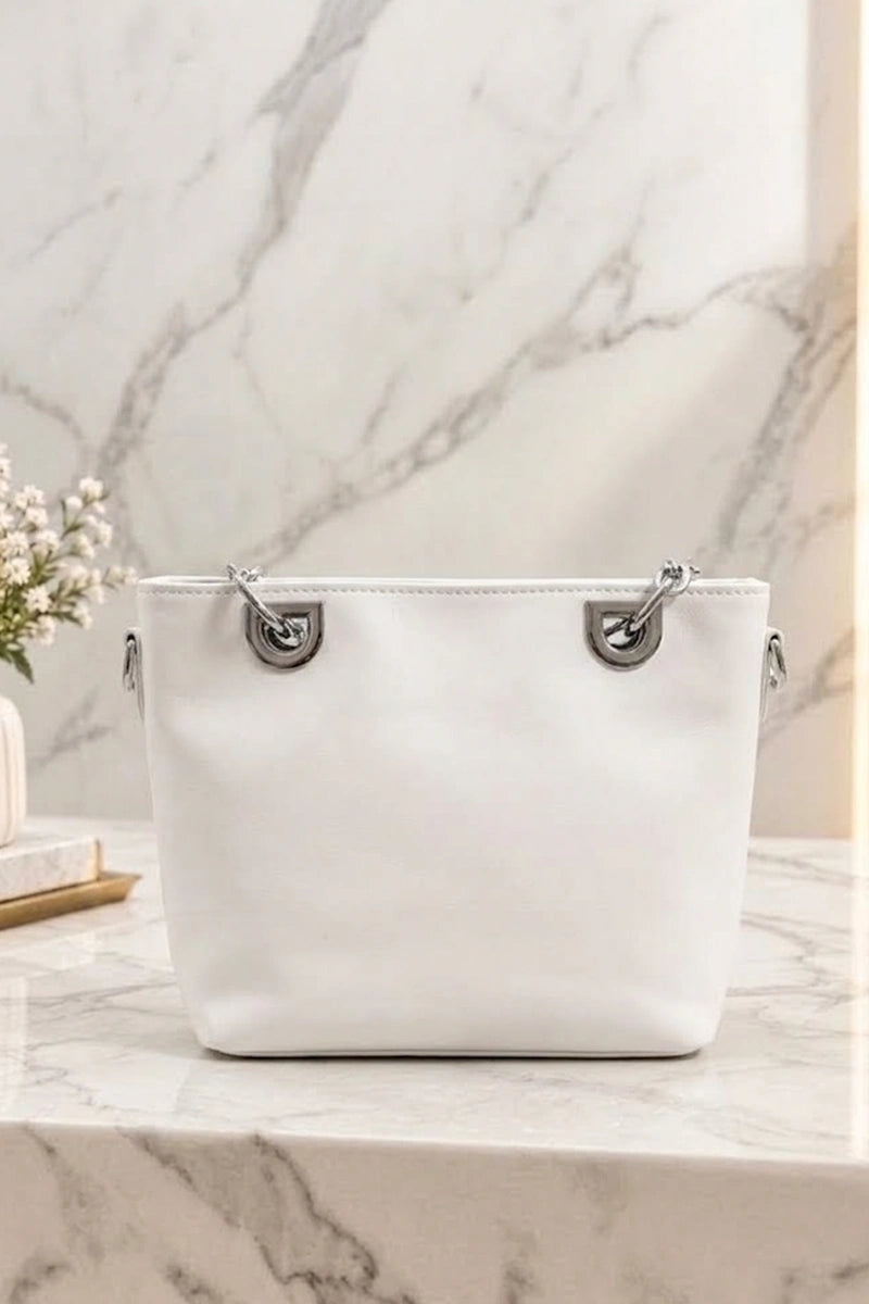 Women's Fashion Crossbody Bag (White)