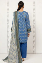 Khaadi Unstitched 3-Piece Lawn Collection (Ocean Blue)