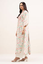 Elahéh By Maria B - 3PC Unstitched Digital Printed Lawn Suit (Ivory & Salman Pink)
