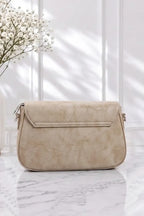 Imported Women's Structured Handbag (Soft Beige)