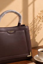Premium Women's Fashion Handbag (Dark Chocolate)