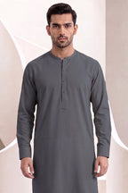 Men’s Unstitched Royal Wash & Wear Suit Fabric by KBC Fashion (Steel Charcoal Grey)