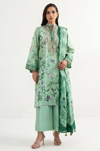 Sapphire By KBC - 3PC Unstitched Digital Printed Lawn Suit (Mint Green)