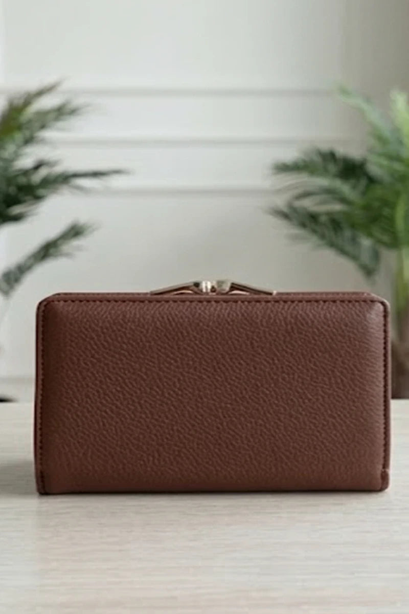 Hanging Cosmetic & Accessory Clutch (Deep Maroon)