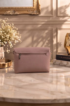 Premium Ruby leather handbag for Women (Dusty Rose)