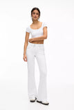 Low-waist bootcut woman pants