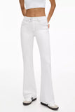 Low-waist bootcut woman pants