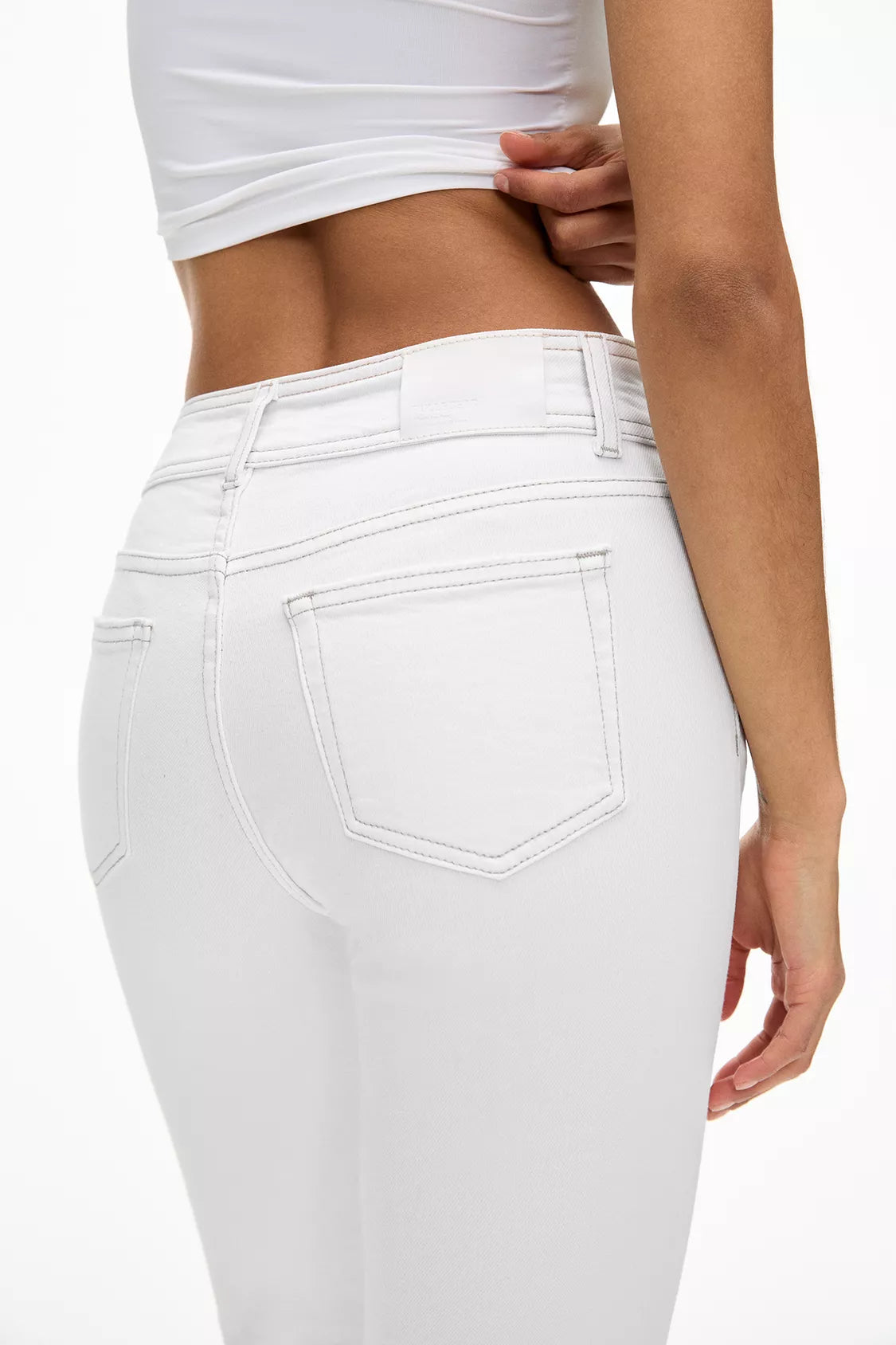 Low-waist bootcut woman pants