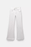 Low-waist bootcut woman pants