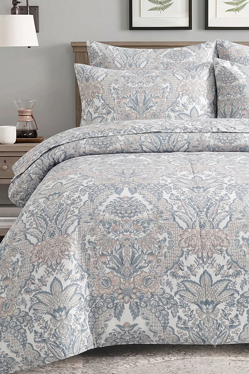 Premium Cotton Bedsheet Set King Size with Pillow Covers (Soft Off-White)